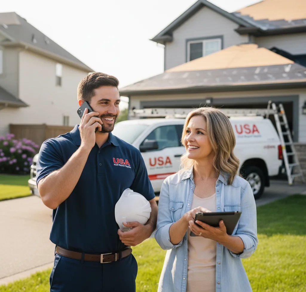 USA Roof Repair Experts customer support in Andover